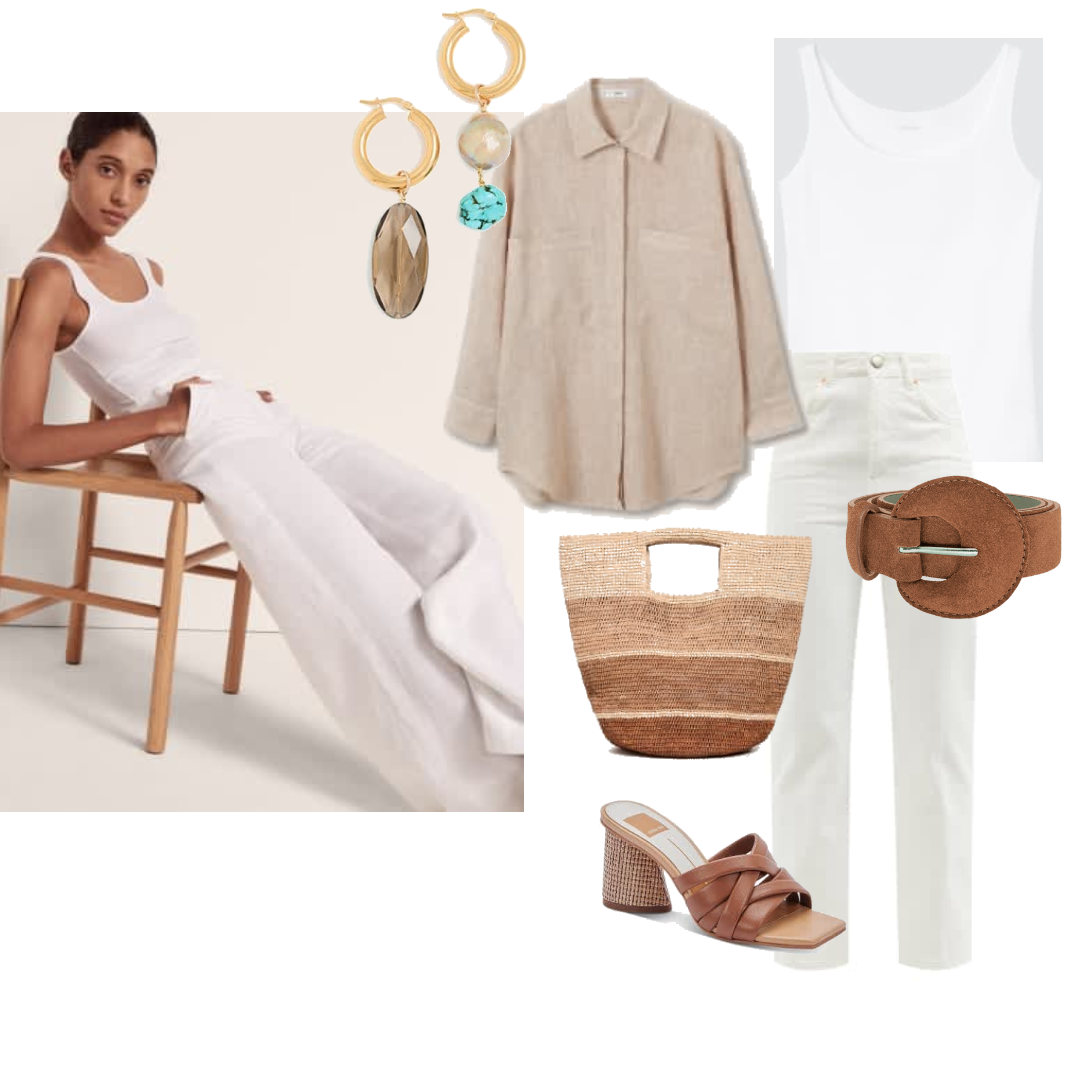 How to accessorize sales a beige dress